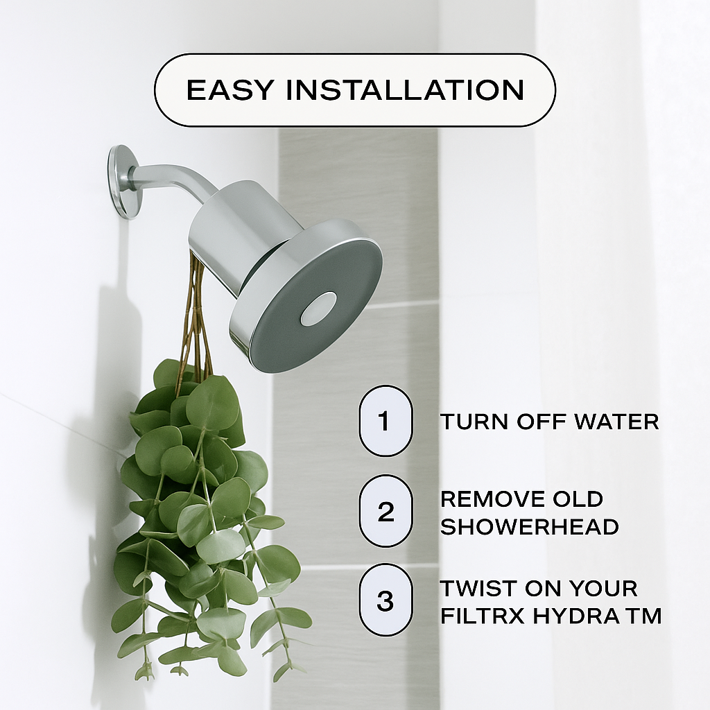 FILTRX HYDRA - #1 Australian Lab-Tested Filtered Showerhead